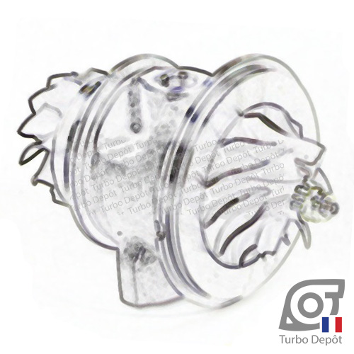 Ensemble tournant CHRA cartouche centrale YY003C, sur devis uniquement