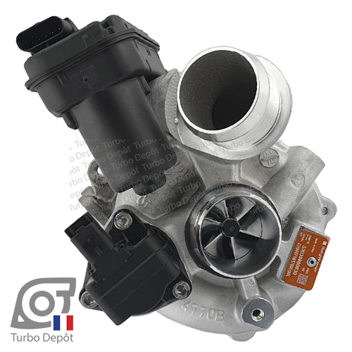 Turbo TR20511A pour BORGWARNER 5303-970-0578, 5303-970-0830, face 1 sur CITROEN C4 SPACETOURER (2018 à ce jour) ESSENCE 1.6 HYBRID 180cv, CITROEN C5 AIRCROSS (2018 à ce jour) ESSENCE 1.6 HYBRID 180/224cv, DS AUTOMOBILES DS7 CROSSBACK (2017 à ce jour) ESSENCE 1.6 HYBRID 300cv, DS AUTOMOBILES DS9 (2020 à 2024) ESSENCE 1.6 HYBRID 225cv, OPEL GRANDLAND (2017 à ce jour) ESSENCE 1.6 HYBRID 180/224/300cv, PEUGEOT 3008 (2016 à 2023) ESSENCE 1.6 HYBRID 180cv, PEUGEOT 308 (2013 à 2021) ESSENCE 1.6 HYBRID 225cv, PEUGEOT 5008 (2017 à ce jour) ESSENCE 1.6 HYBRID 180cv, PEUGEOT 508 (2018 à ce jour) ESSENCE 1.6 HYBRID 180/224/360cv, 39192914, 1647284680, 1647284780, 9413852580