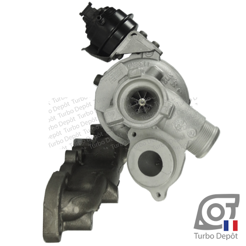 Turbo TR11052A pour GARRETT 813860, 847671 face 1, sur AUDI A3 (2012 à ce jour) DIESEL 1.6 TDI 105/110cv et AUDI Q2 (2016 à ce jour) DIESEL 1.6 TDI 115cv