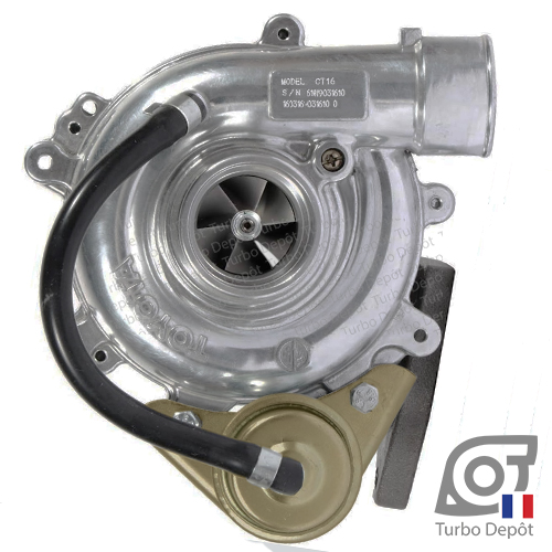 Turbo TR10528A pour TOYOTA 17201-30030, face 1 sur TOYOTA HI-LUX (1997 à 2005) DIESEL 2.5 D-4D 102cv, 17201-30030, 1720130030, IHI 9B012