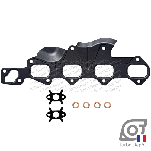 Pochette de joints PJ284T pour remontage turbo MITSUBISHI 49180-04310, 49180-04320, 49180-04330, 49180-04340, 49180-04350, 49180-04360 sur RENAULT SCENIC, KADJAR, MEGANE, TALISMAN, KOLEOS 1.7 dCi 120/150cv, MERCEDES VITO CDI 102/136cv, NISSAN QASHQAI II, NISSAN X-TRAIL1.7 dCi 131/150/163cv