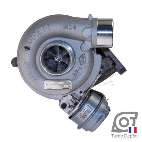 Turbo TR11576X pour GARRETT 750510-0001, face 1 sur PEUGEOT BOXER (1994 à 2006) 2.8 HDi 127/145cv, CITROEN JUMPER (1994 à 2006) 2.8 HDi 127/145cv, FIAT DUCATO (1994 à 2006) 2.8 JTD 127/145cv, 0375K6, 0375 K6, 1609343680, 16 093 436 80, 750510-1, 750510-0001, 750510-5001S, 750510-9001S