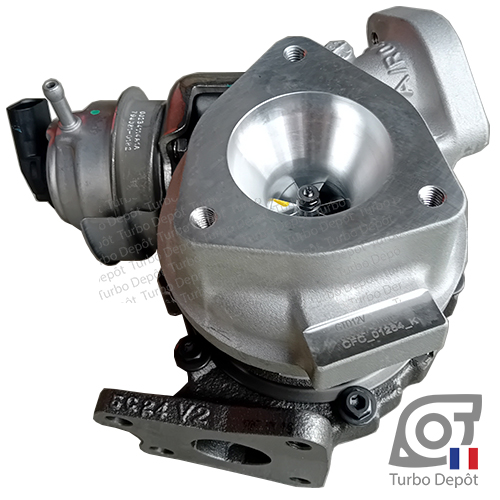 Turbo TR11584G pour GARRETT 886027-5001S, 886027-5002S, face 1 sur ISUZU série-N (2006 à 2023) 1.9D 116/120cv, 8975074240, 8975074241, 8-97507424-0, 8-97507424-1