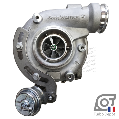 Turbo TR10171A pour BORGWARNER 1270-988-0018, 1270-990-0018 type S200G face 1, sur VOLVO INDUSTRIEL TAD750VE, DEUTZ TCD1023 7.2 Diesel 200kw/268cv