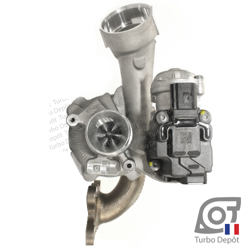 Turbo TR20597B pour BMTS (Bosch Mahle Turbo Systems) 40006159, face 1 sur AUDI A3 (2012 à 2020) ESSENCE 1.2 TFSI 105/110cv, SEAT TOLEDO (2012 à 2019) ESSENCE 1.2 TSI 90/110cv, SEAT LEON (2012 à 2020) ESSENCE 1.2 TSI 90/105/110cv, SEAT IBIZA (2008 à 2017) ESSENCE 1.2 TSI 90/110cv, SKODA FABIA (2014 à 2021) ESSENCE 1.2 TSI 90/110cv, SKODA OCTAVIA (2013 à 2020) ESSENCE 1.2 TSI 90/105/110cv, SKODA RAPID (2012 à 2019) ESSENCE 1.2 TSI 90/105/110cv, SKODA YETI (2009 à 2017) ESSENCE 1.2 TSI 110cv, VOLKSWAGEN BEETLE (2011 à 2018) ESSENCE 1.2 TSI 105cv, VOLKSWAGEN CADDY (2015 à ce jour) ESSENCE 1.2 TSI 84cv, VOLKSWAGEN GOLF 7 (2012 à 2021) ESSENCE 1.2 TSI 90/105/110cv, VOLKSWAGEN JETTA (2010 à 2018) ESSENCE 1.2 TSI 105cv, VOLKSWAGEN POLO (2009 à 2017) ESSENCE 1.2 TSI 90/110cv, VOLKSWAGEN TOURAN (2015 à ce jour) ESSENCE 1.2 TSI 110cv