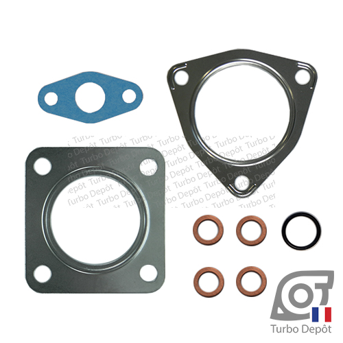 Pochette de joints PJ297K sur IHI TURBO MY34 et MYBG, face 1 sur YANMAR MARINE, 129473-18000, 12947318000, 129693-18001, 12969318001