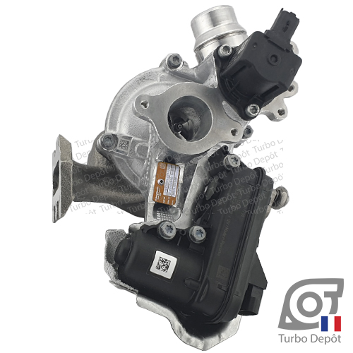 Turbo TR20503M pour BORGWARNER 1631-970-0003, 1631-970-0064, 1631-970-0070, face 1 sur NISSAN JUKE (2019 à ce jour) ESSENCE 1.0 DIG-T 117cv, NISSAN MICRA (2017 à 2022) ESSENCE 1.0 DIG-T 114/117cv, 1441000Q0D, 144108873R, 1441100Q5L, 08873RHMLGT4478R, 105371HMLGT4478R