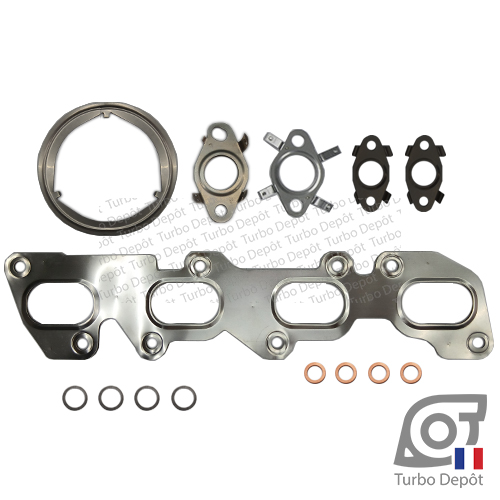 Pochette de joints PJ298L pour turbo BorgWarner 1000-970-0153, 1000-970-0191, 1000-970-0206, 1000-970-0234, 1000-970-0273, 1000-970-0286, 1000-970-0376, 1000-970-0383, 1000-970-0225, 1000-970-0227, 1000-970-0238, 1000-970-0277, 1000-970-0313, 1000-970-0358, 1000-970-0359, 1000-970-0377, 1000-970-0378, 1000-970-0381, 1000-970-0382, 1000-970-0384, 1000-970-0385