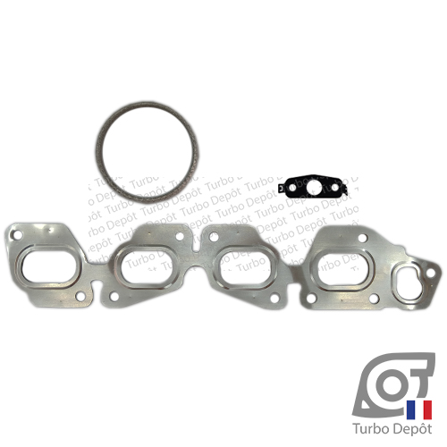 Pochette de joints PJ299M pour BMTS (BOSCH MAHLE TURBO SYSTEMS) 40005128, 40008802, face 1, 05L 253 019F, 05L 253 019FV, 05L 253 019FX, 05L 253 019Q, 05L 253 019QV, 05L 253 019QX, 05L253019F, 05L253019FV, 05L253019FX, 05L253019Q, 05L253019QV, 05L253019QX