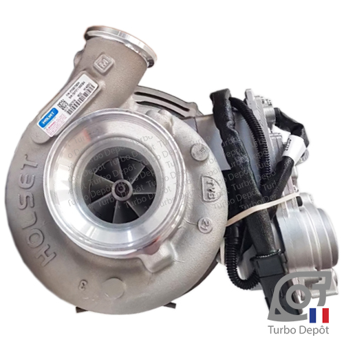 Turbo TR10628Y pour HOLSET 5501516, 5501565H, type HE400VG, face 1 sur CUMMINS 3773420